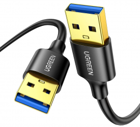 UGreen USB to USB Cable / Durable Design / 1 Meter / Black