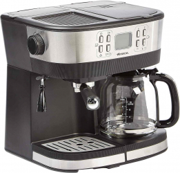 Ariete 2 in 1 Coffee Machine / Filter Coffee Brewing / Frothing Steam Wand