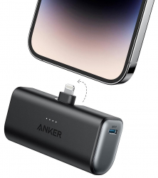 Anker Nano Power Bank with iPhone Input / Compatible with iPhones / 5000mAh / Apple Certified