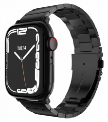 MagEasy Maestro Strap for Apple Watch / Premium Steel / Sizes 42 / 44 / 45 / 49 / Black