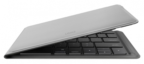 UNIQ Wireless Keyboard / Slim & Lightweight / Connects 3 Devices at the Same Time / Grey