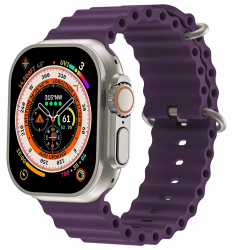 Apple Watch Ultra 974Bands Ocean Band Strap / 49 mm / Purple