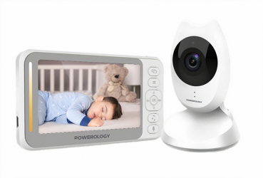 Powerology Baby Monitor Camera / With Smart Sensor / Motion & Sound Alerts