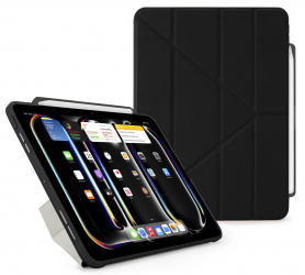 Pipetto Origami No3 Case for iPad Pro 11 inch / Drop Protection / Built-in Stand / Black