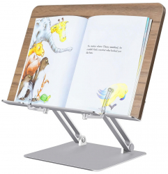 Angle Adjustable Reading Book / Textbook Stand / w Page Holder