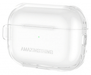 AmazingThing Minimal Case For Airpods Pro 2 / with Carabiner / Clear