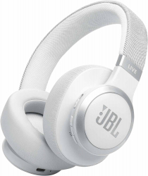 JBL Live 770NC Wireless Headphones / Comfortable Design / Noise Cancellation / White