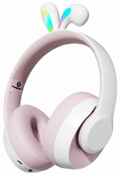 Porodo Cute Kids Headphones / Wireless / With Built-in Lighting / Pink