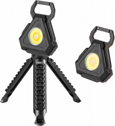 Tobys Compact Flashlight / Keychain With Tripod / Battery Operated