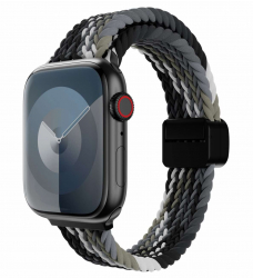 SwitchEasy Apple Watch Candy Band / Sizes 38 / 40 / 41 / Elegant Design / Black & White