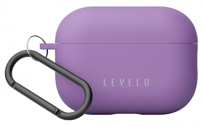 Levelo Gorra Airpods Pro 2 Silicone Case / Purple