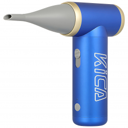 KiCA Jet Fan 2 Compressed Air Duster & Blower / 100K RPM / Battery Powered / Blue