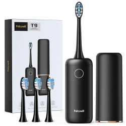 Fairywill T9 Electric Toothbrush with 3 extra Brush Heads