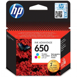HP 650 Orignal Ink Cartridge / Tri-color / Cyan & Magenta & Yellow