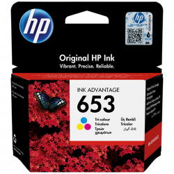 HP 653 Advantage Original Ink Cartridge / Tri-color / Cyan & Magenta & Yellow