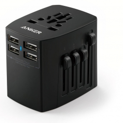 Anker Universal Travel Adapter With 4 USB Ports