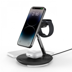 MagEasy 5 In 1 Wireless Charging Stand / 55W / With Built-in Light