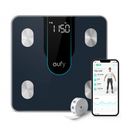 ميزان eufy P2 الجديد و الذكي يعطيك الوزن و 15 قياس مختلف / اسود