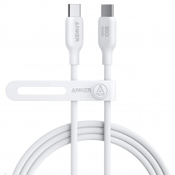 Anker 544 Bio-Based Cable / Type-C to Type-C / Eco-Friendly / White / 1 Meter
