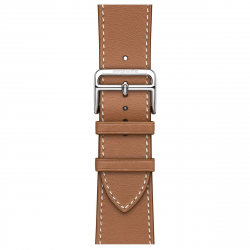 Apple Watch Hermes Strap / 44 - 45 mm / Leather Brown Single Tour