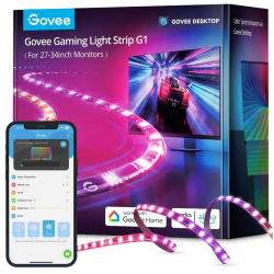 Govee Smart LED Light Strip for 27 To 34 Inch Monitors / Mobile Control / Changing Colors