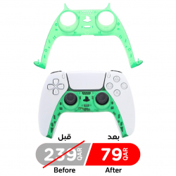 Playstation 5 Controller Color Plate / Clear Green