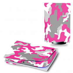 Playstation 5 / PS5 Vinyl Skin / Pink Camo / Installation included