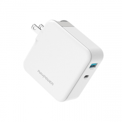 Ravpower PD Pioneer 18W 2 Part Wall Charger/White