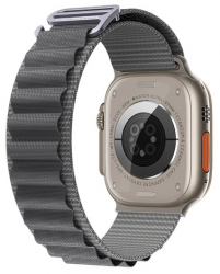 AmazingThing Apple Watch Alpine Loop Strap / Size 44 / 45 & Ultra / Grey 