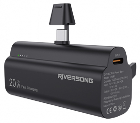 Riversong Battery / 5000 mAh Capacity / Type-C Input / Fast Charging