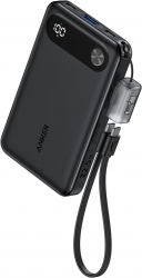 Anker 20000 mAh Power Bank / Built-in Type-C Cable / 2 Type-C & 1 USB Ports / 30W Power