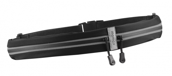 حزام XFit الرياضي من Momax / صغير و خفيف / مقاوم للماء و العرق / اسود 