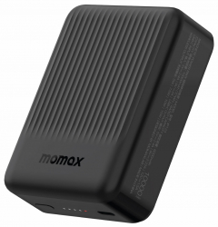 Momax Q.Mag Minimal 2 Wireless Battery / 10,000 mAh / Compact Size / MagSafe / Black 
