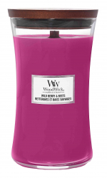 Woodwick Scented Candle / Wild Berry & Beets / Large Size