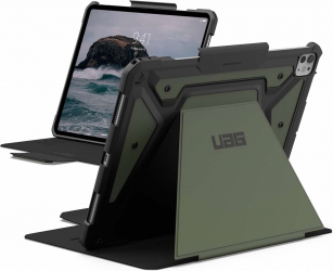 UAG Metropolis Case for iPad Pro 13 Inch / Built-in Stand / Drop Protection / Olive