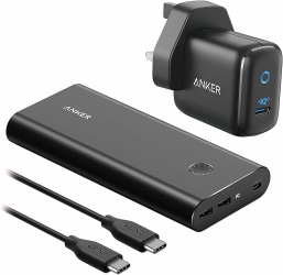 Official Anker Bundle / Anker PowerCore + 26800 mAh Battery + Mini PD Charger + Type-C Cable