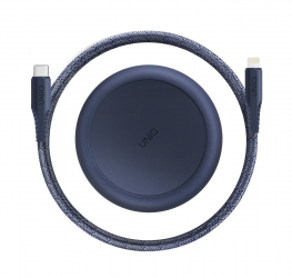UNIQ Halo USB-C to Lightning Cable / 1.2m / Blue