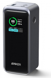 Anker Prime 20000 mAh Battery / 2 USB-C + 1 USB Input / Built-in Display / 200W Fast Charging