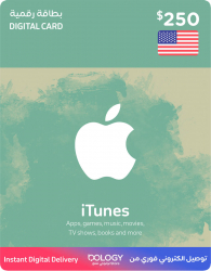 iTunes US / 250 USD / Digital Card