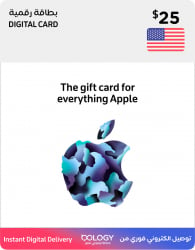Apple Gift Card US / 25 USD / Digital Card