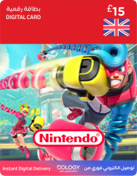 Nintendo eShop / 15 UK Pound / Digital Card
