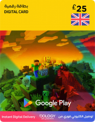 Google Play 25 UK Pounds Digital Card