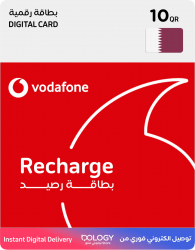 Vodafone Recharge 10 QAR / Digital Card