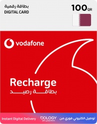 Vodafone Recharge 100 QAR / Digital Card