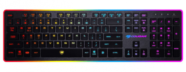 Cougar Vantar Gaming Keyboard / With RGB Lighting / Quick Responsive Keys 