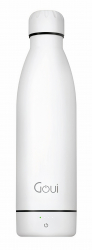 Goui Smart Water Bottle / Built-in Power Bank / Wireless Charging / 420ml / Black & White
