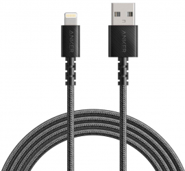 Anker PowerLine Select+ / USB to Lightning Cable / Durable Design / 1.8 Meters / Black
