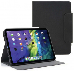 Pipetto Rotating Folio Cover / iPad Air 10.9-inch / Drop-proof / Built-in Stand / Black