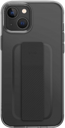 UNIQ Heldro Mount Case for iPhone 14 / Built in Strap & Magnet / Smoke Clear 