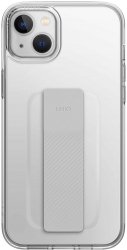 UNIQ Heldro Mount Case for iPhone 14 Plus / Built in Strap & Magnet / Clear 